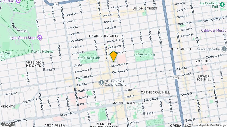 2121 Webster St Mapa y Detalles de la Ubicación