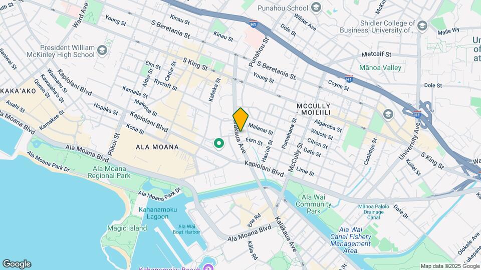 Kalakaua Plaza Mapa y Detalles de la Ubicación