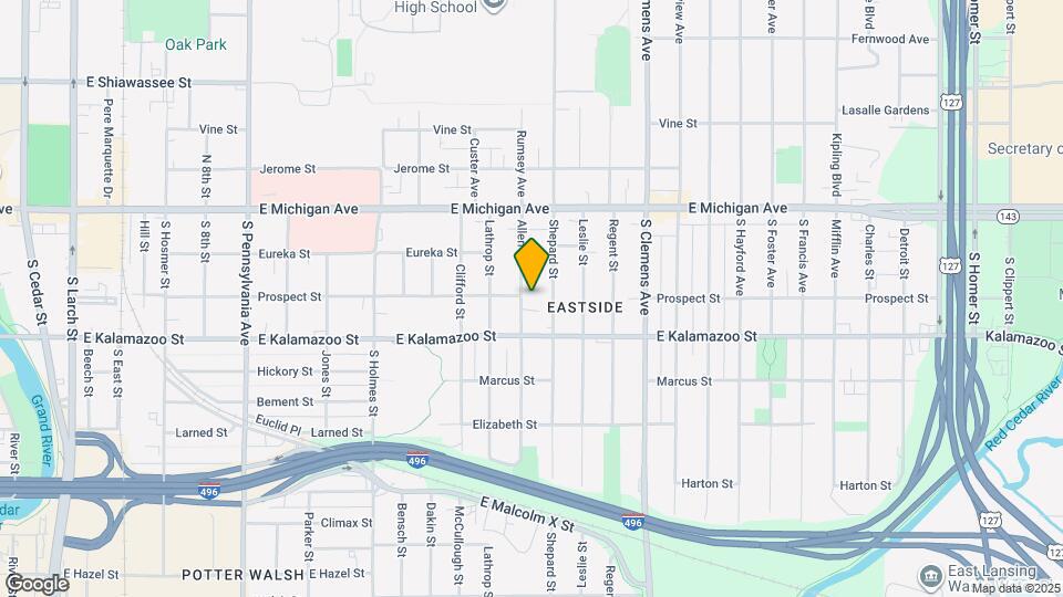 301 Allen St Mapa y Detalles de la Ubicación