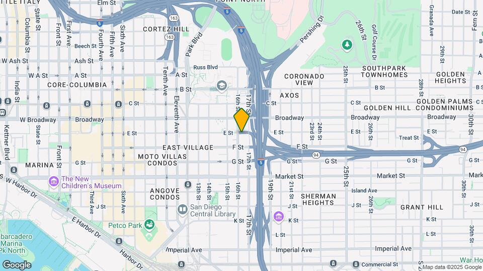 845 16th St Map and Location Details