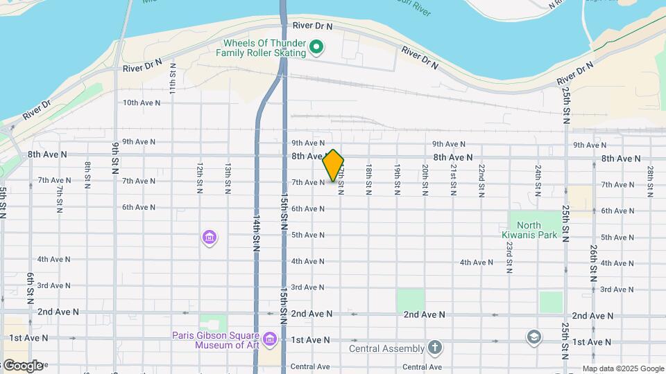 1620 7th Ave N Map and Location Details