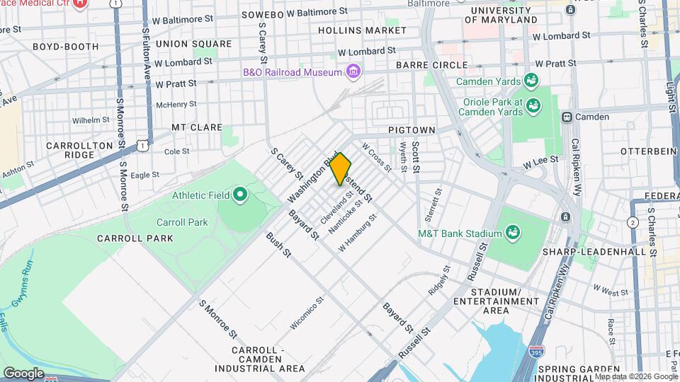 1237 Carroll St Map and Location Details