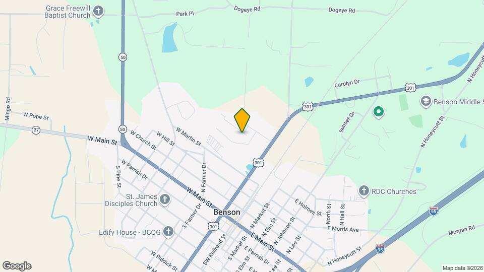 105 Boomer St Map and Location Details