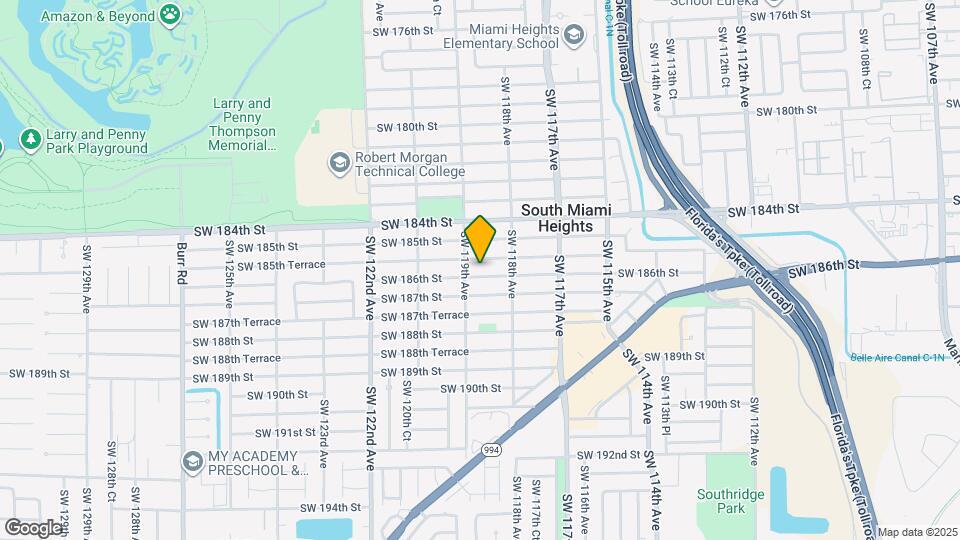 11865 SW 186th St Map and Location Details