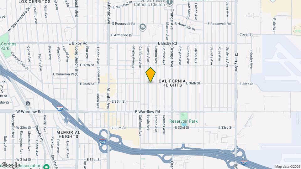 3592 Lewis Ave Map and Location Details