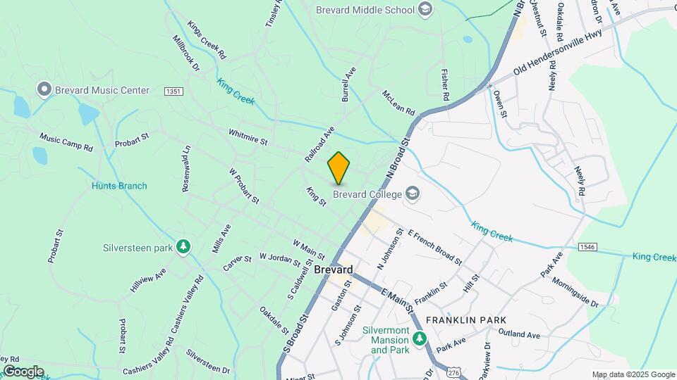 225 French Broad St Map and Location Details