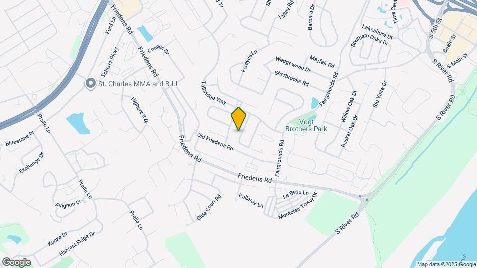 1941 Crossbridge Ct Map and Location Details