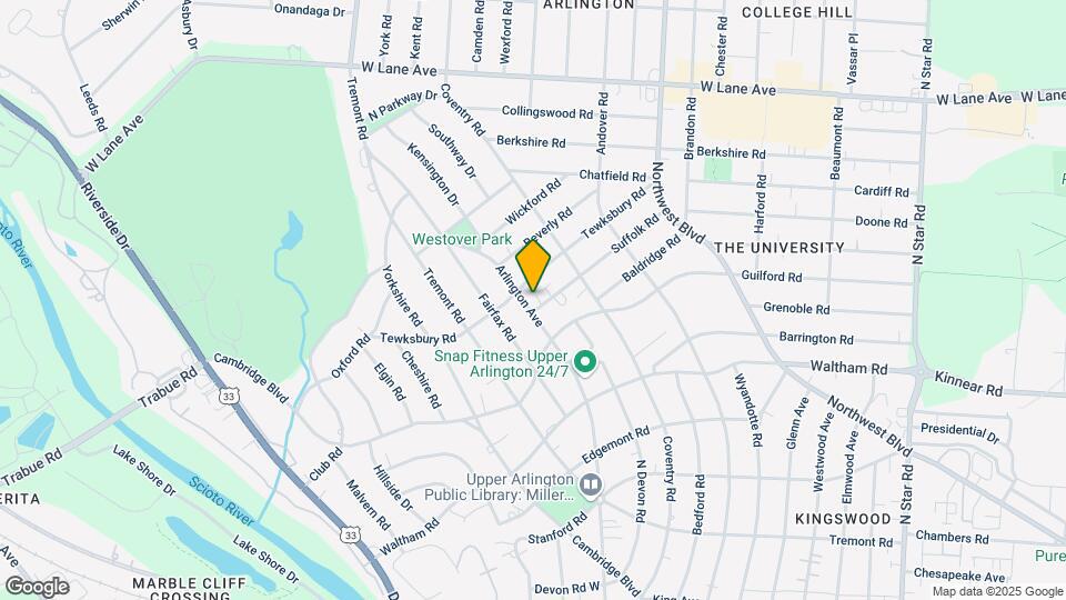2202 Arlington Ave Map and Location Details