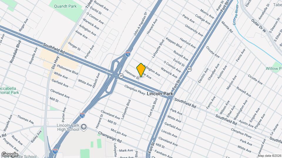 1781 Lafayette Blvd Map and Location Details