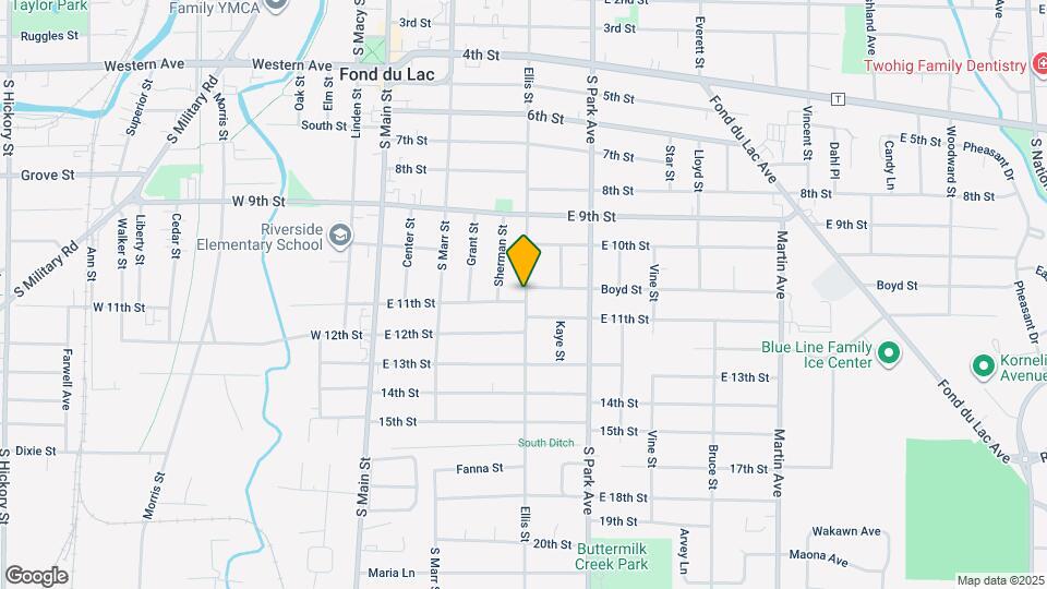 442 Ellis St Map and Location Details