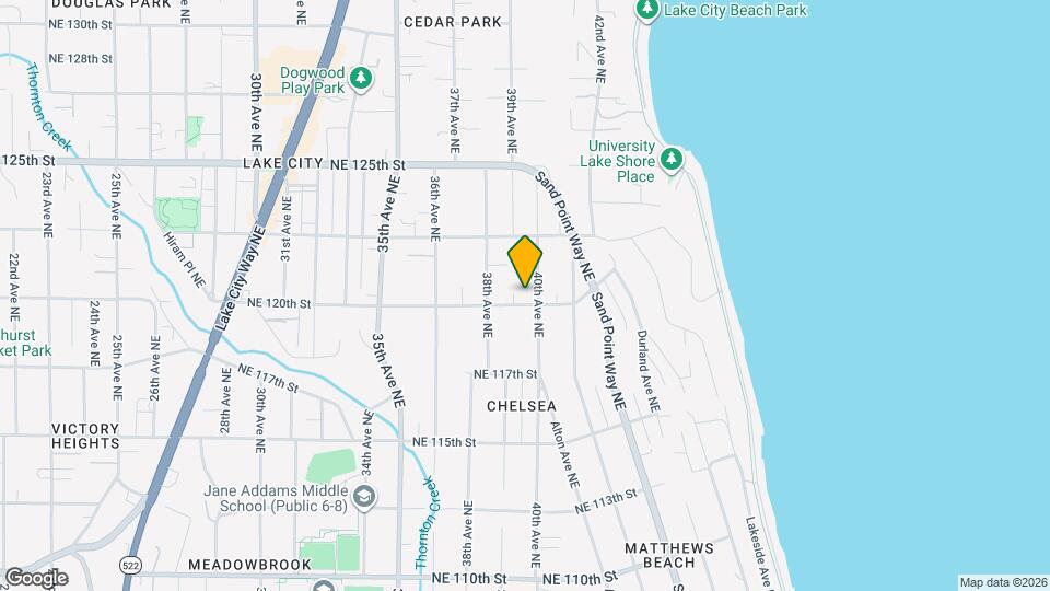 3826 NE 120th St Map and Location Details