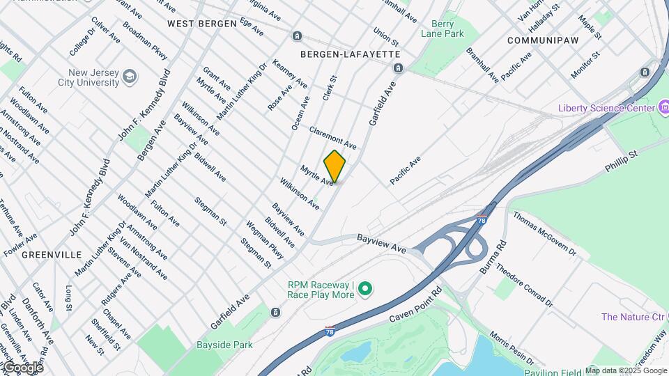 735 Garfield Ave, Unit 3B Mapa y Detalles de la Ubicación
