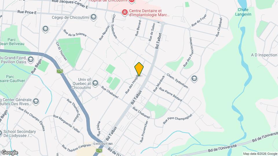 675 Des Hospitalieres Rue Map and Location Details