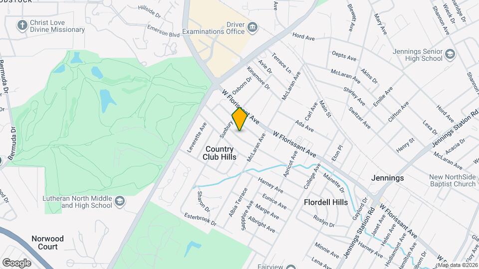 7441 Calvin Ave Map and Location Details