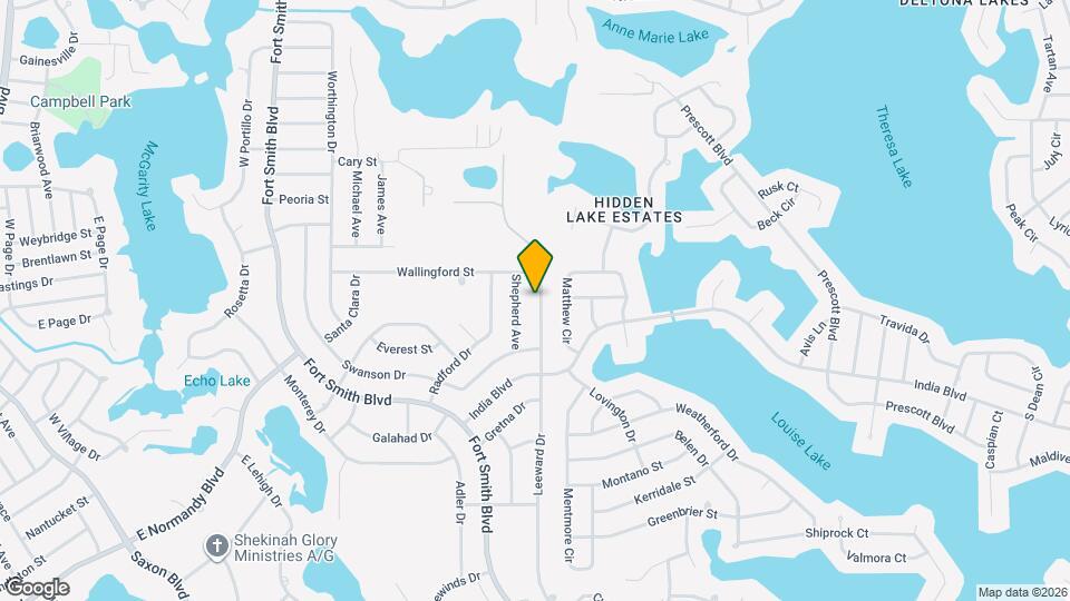 1082 Leeward Dr Mapa y Detalles de la Ubicación