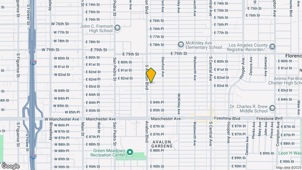 613 E 83rd St Map and Location Details