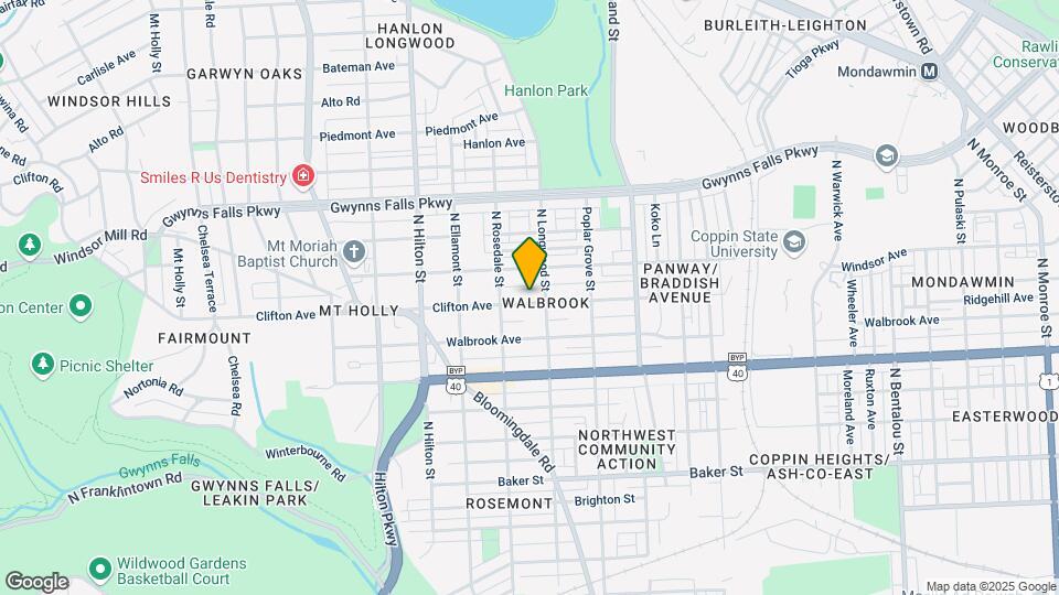 3004 Clifton Ave Map and Location Details