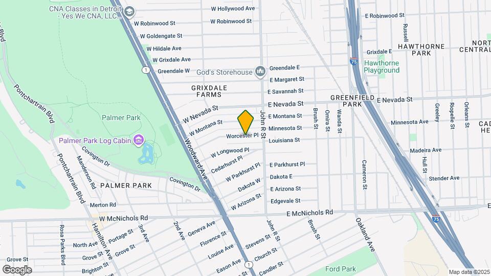 75 Worcester Pl Mapa y Detalles de la Ubicación