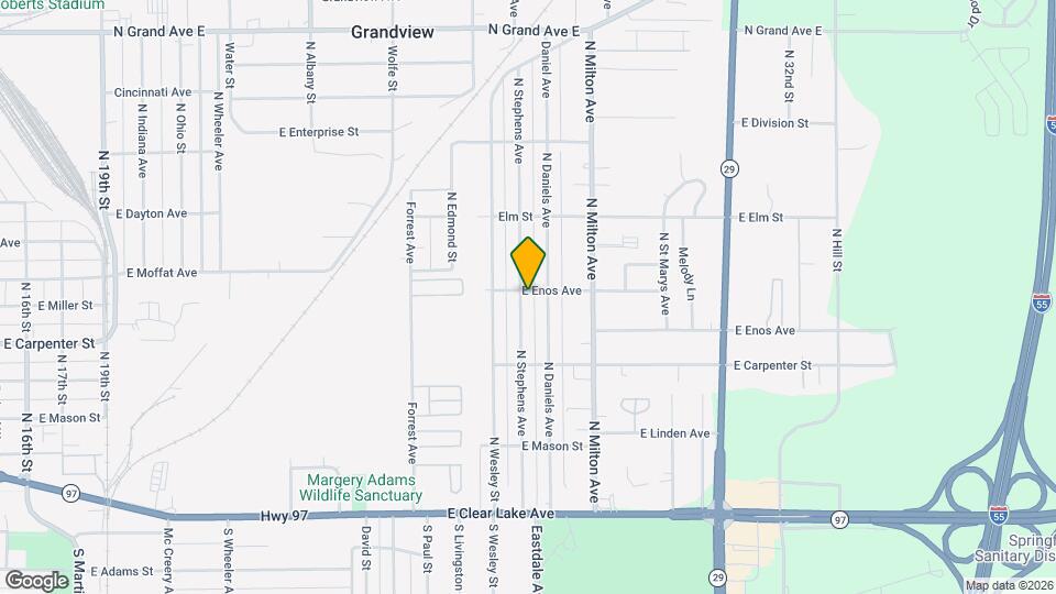 630 N Stephens Ave Map and Location Details