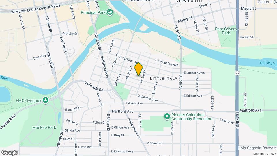 240 E Dunham Ave Map and Location Details