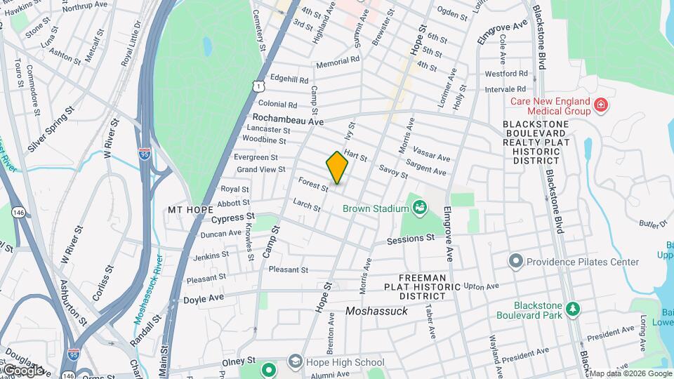 58 Forest St Mapa y Detalles de la Ubicación