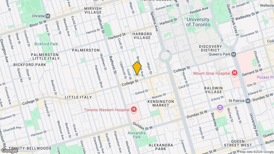 376 College St Map and Location Details