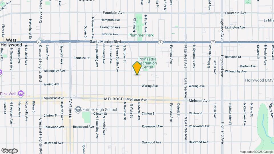 837 N Martel Ave Map and Location Details