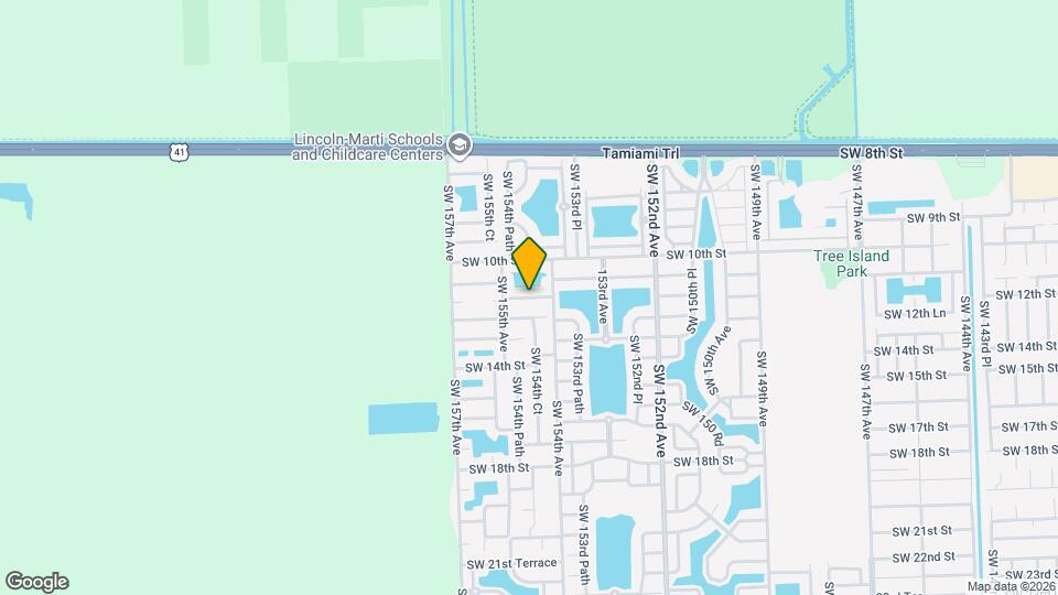 15651 SW 11th Terrace Map and Location Details