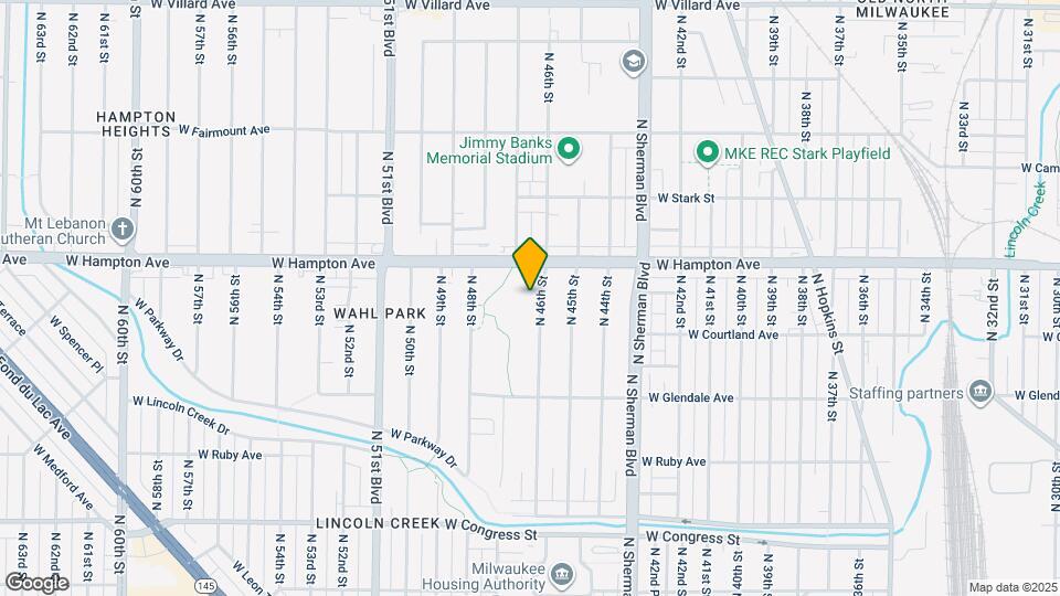 4741 N 46th St Map and Location Details