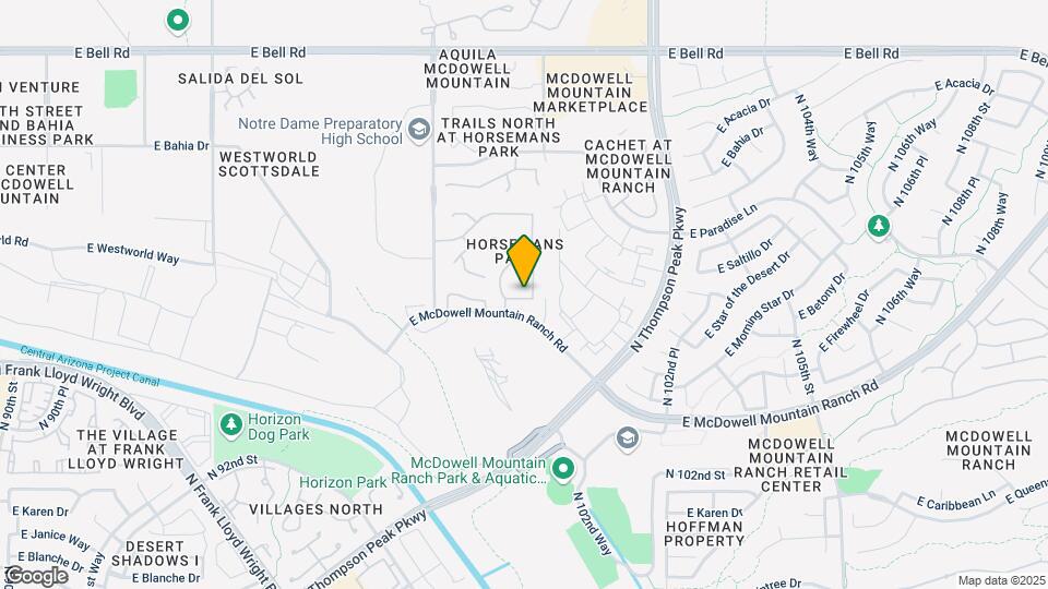 9954 E Monte Cristo Ave Map and Location Details