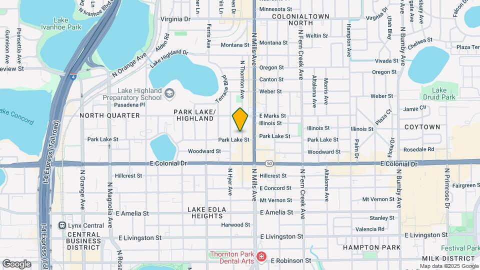 804 N Thornton Ave Map and Location Details