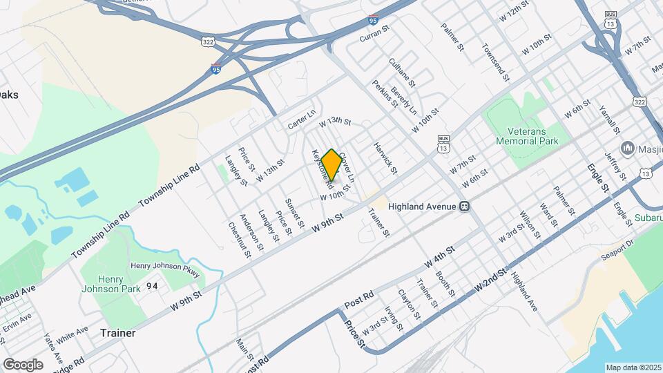 1115 Keystone Rd Map and Location Details