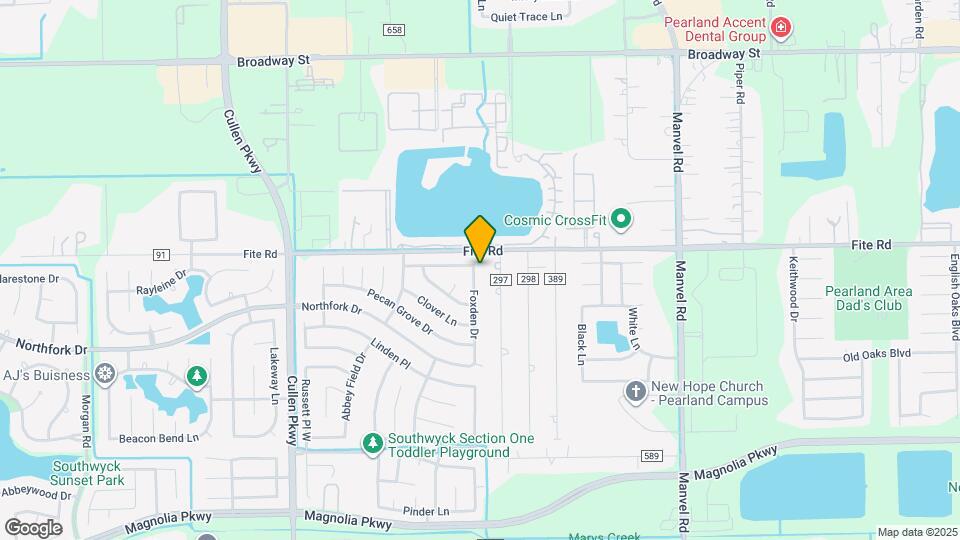 2507 Foxden Dr Map and Location Details