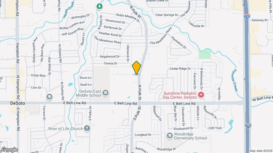 748 Chalk Hill Dr Map and Location Details