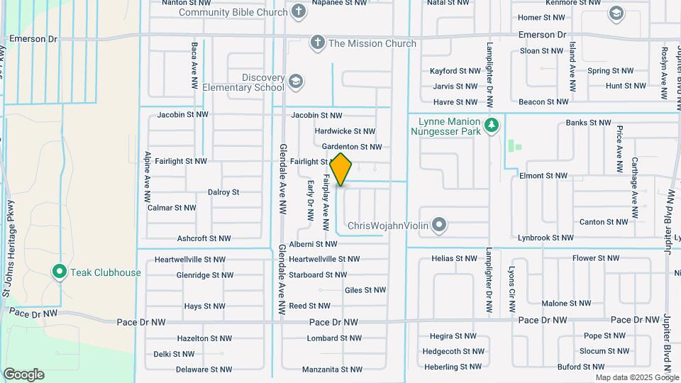 1040 Big Horn Cir NW Map and Location Details