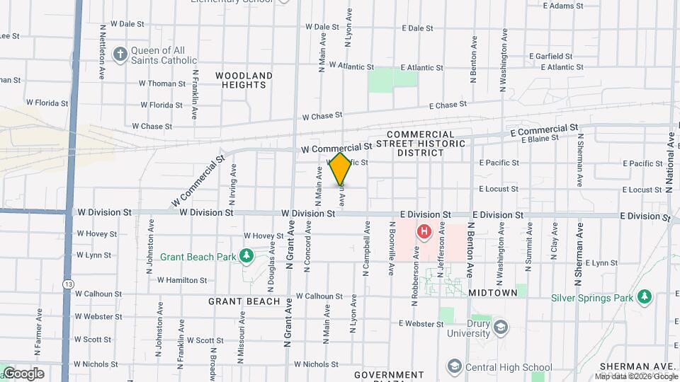 1537 N Lyon Ave Map and Location Details