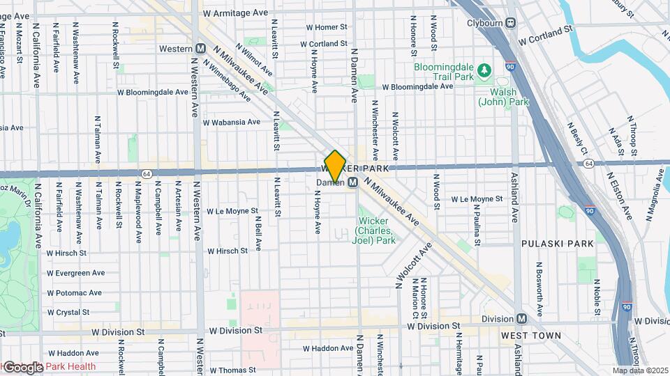 2036 W Pierce Ave Map and Location Details