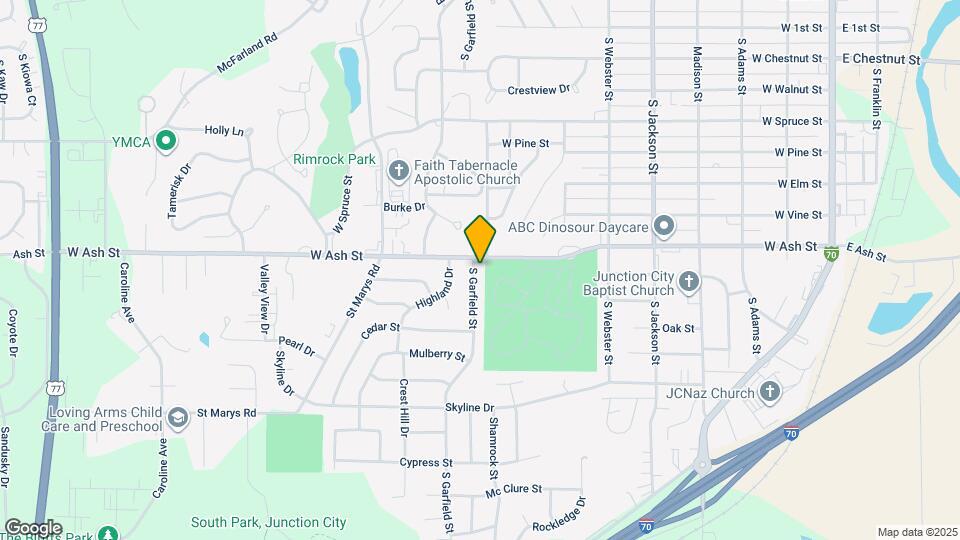 905 S Garfield St Map and Location Details