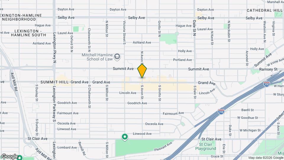 45 S Avon St Map and Location Details