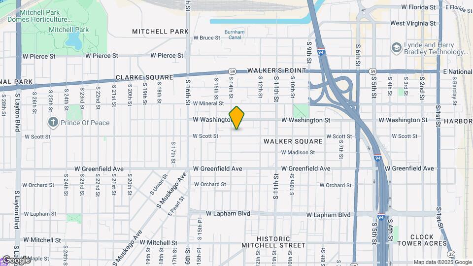 1326 W Scott St Map and Location Details