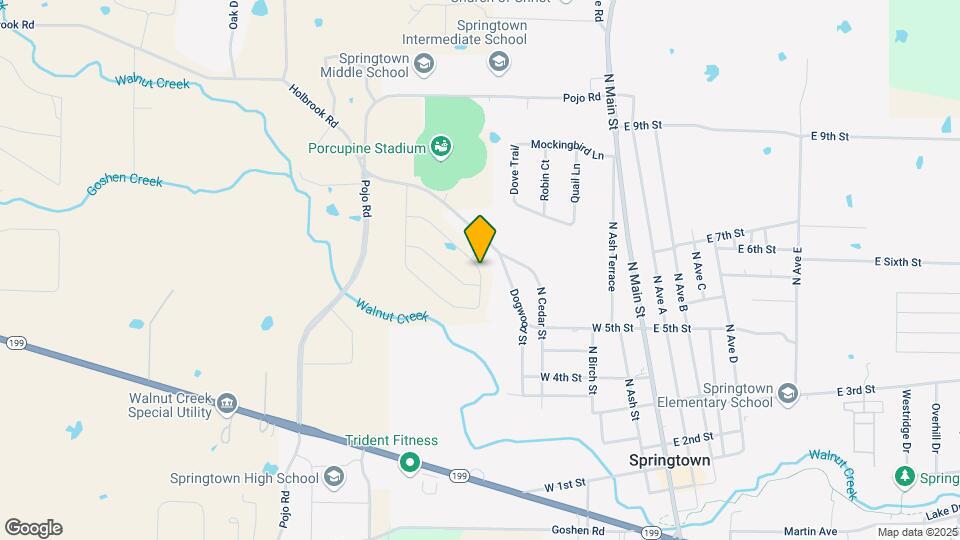 801 Porcupine Dr Map and Location Details