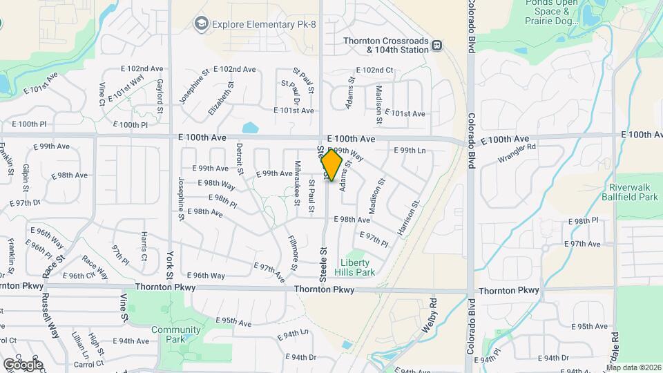 9870 Steele St Map and Location Details