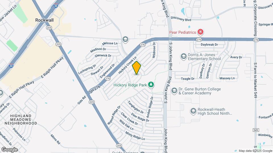 1625 Creekridge Ct Mapa y Detalles de la Ubicación