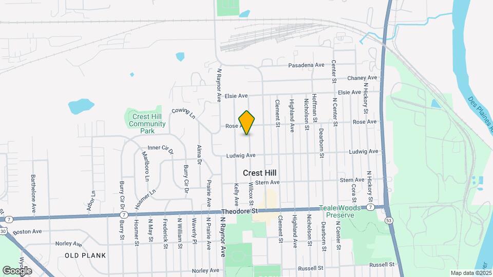 1815 Wilcox St Map and Location Details