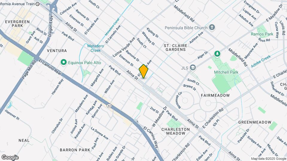 3329 Alma St Mapa y Detalles de la Ubicación