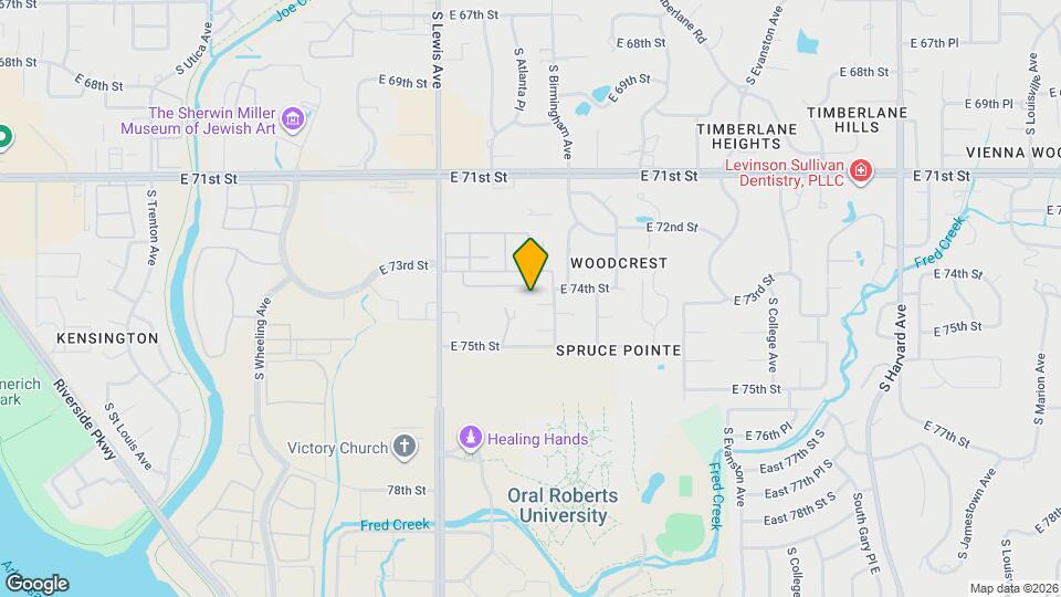 2519 E 74th Pl Map and Location Details