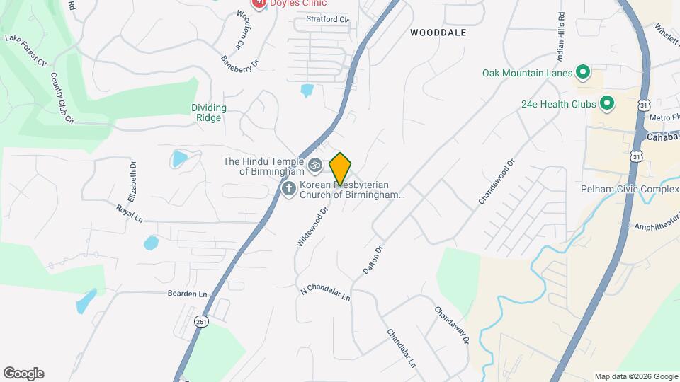 3426 Wildewood Dr Map and Location Details