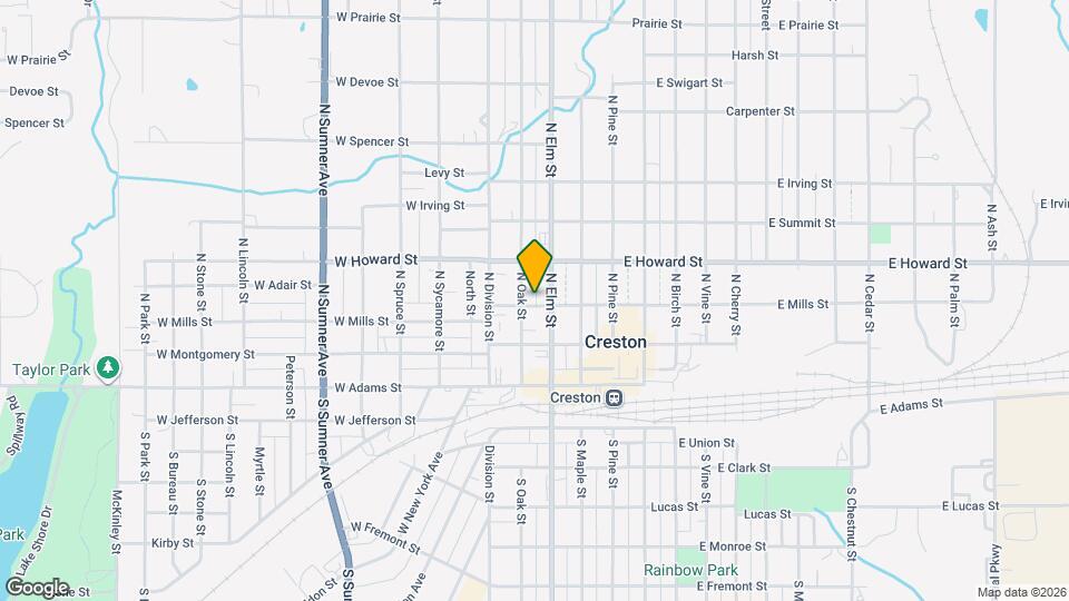 303 W Mills St Map and Location Details