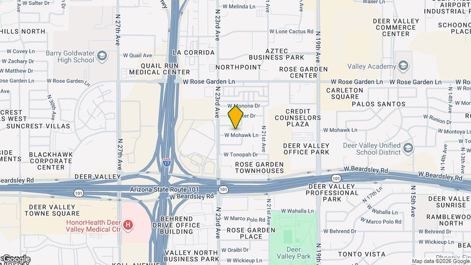 2210 W Mohawk Ln Map and Location Details