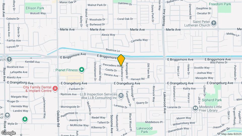 1505 Bandera Ln Map and Location Details